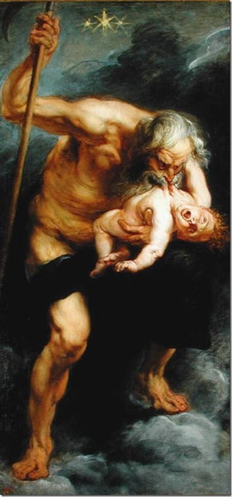 Saturn Devouring His Son (1636), by Peter Paul Rubens. 