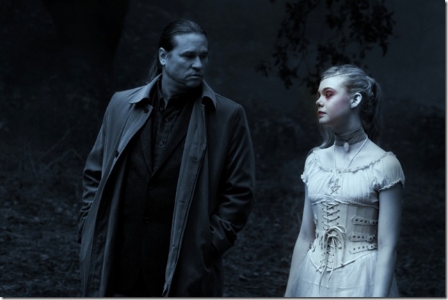 Val Kilmer and Elle Fanning in Twixt (2011).