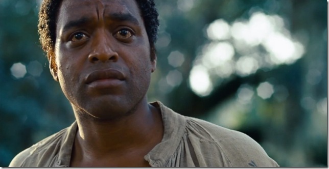 Chiwitel Ejiofor in 12 Years a Slave.