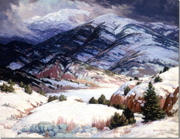 Northern New Mexico in Winter (1922), by Carlos Vierra.