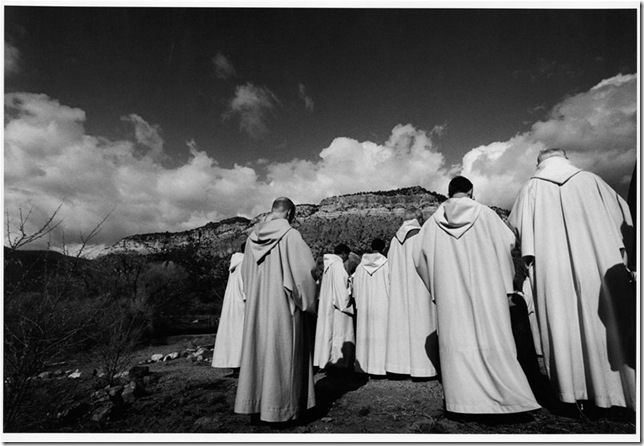 Procession, Monastery of Christ in the Desert (1995-2009), by Tony O'Brien.