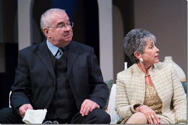 Larry Kent Bramble and Phyllis Spear in Broward Stage Door Theatre’s production of 'Twilight of the Golds.’