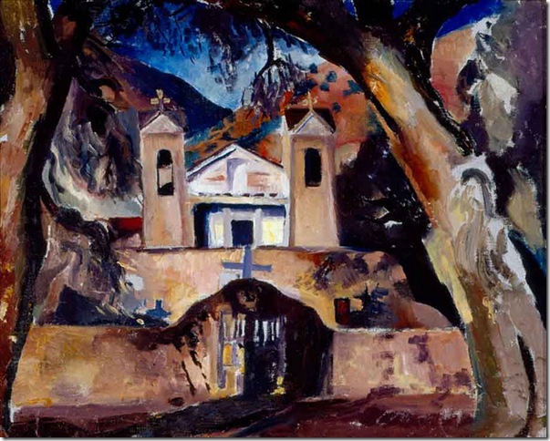 El Sanctuario de Chimayo (before 1945), by Jozef G. Bakos.