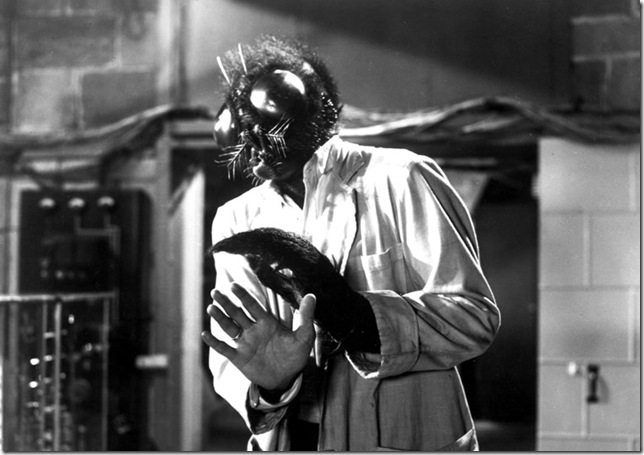 Al Hedison in The Fly (1958).