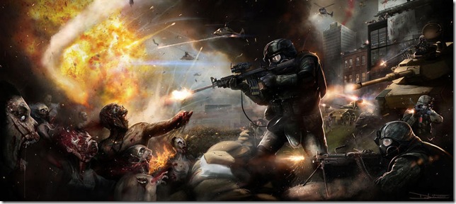 The Battle of Yonkers, concept art for the film World War Z (2013).
