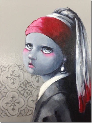 Little Girl, Big Pearl Earring (2013), by Monique Lassooij (Photo courtesy of the artist).