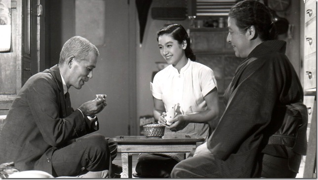 Chishu Ryu, Setsuko Hara and Chieko Higashiyama in Tokyo Story (1953).