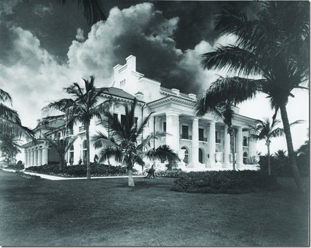 The Whitehall mansion on Palm Beach, photographed shortly after its completion in 1902. (Courtesy Flagler Museum; © Henry Morrison Flagler Archives) 