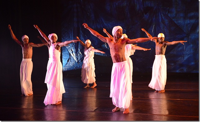The Ayikodans Haitian dance troupe. 