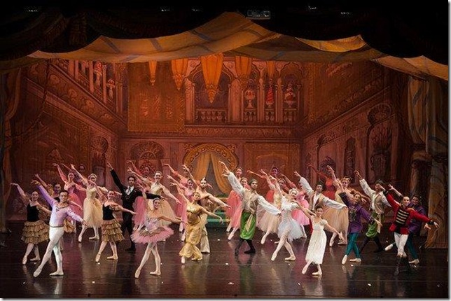 The company dances, in Boca Ballet Theatre’s The Nutcracker. (Photo by Silvia Pangaro)