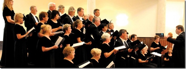 The Masterworks Chorus in action.