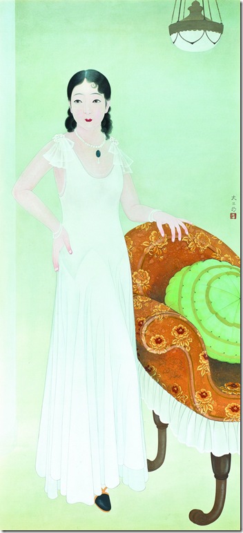 White Western Clothes (1935), by Nakamura Daizaburo, at the Four Arts.