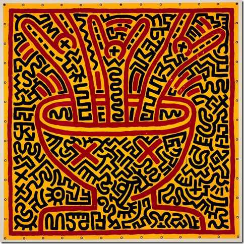 Untitled (1983), by Keith Haring.