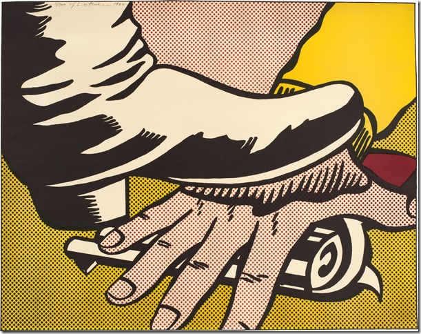 Foot and Hand (1964), by Roy Lichtenstein.