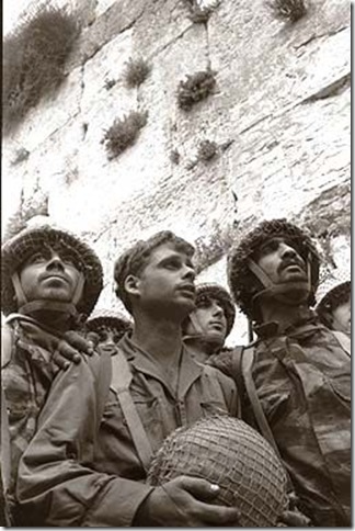 Paratroopers at the Western Wall (1967), by David Rubinger.