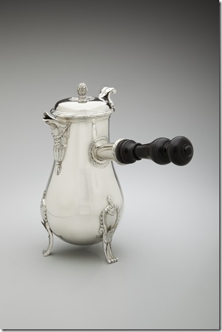 Coffeepot (1775-76), by Jacques-Nicolas Roettiers.