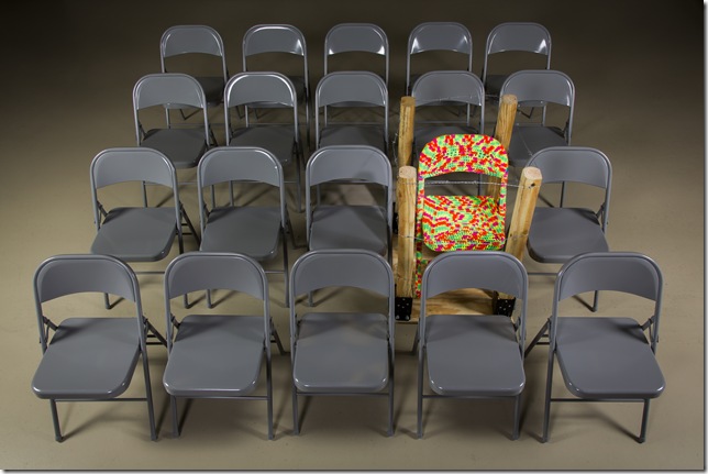 “Discrimination Seating,” by Randy Burman (Photo by Steven D. Morse)