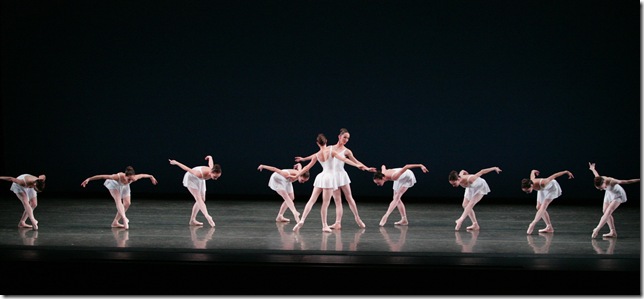 Miami City Ballet dancers in Concerto Barocco. (Photo by Mark Elias)