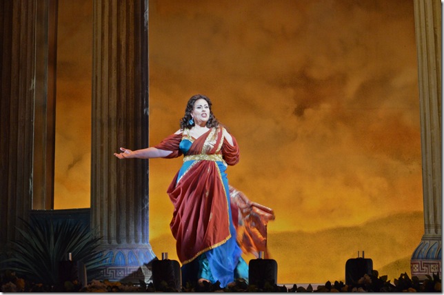 Susan Neves as Abigaille in “Nabucco.”