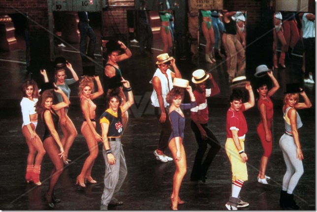 A scene from “A Chorus Line” (1985.)
