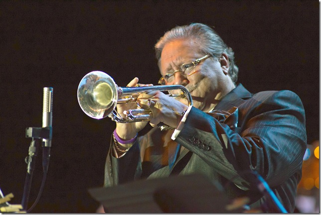 Jazz great Arturo Sandoval performs at Festival of the Arts Boca. (Robert Stolpe Photography)