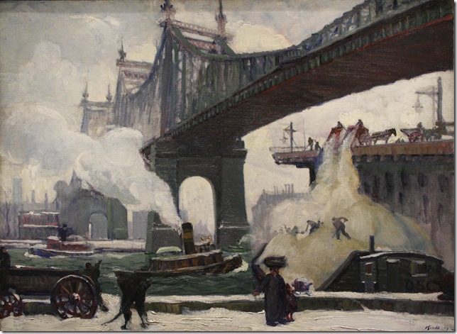 Queensborough Bridge (1912), by Leon Kroll.