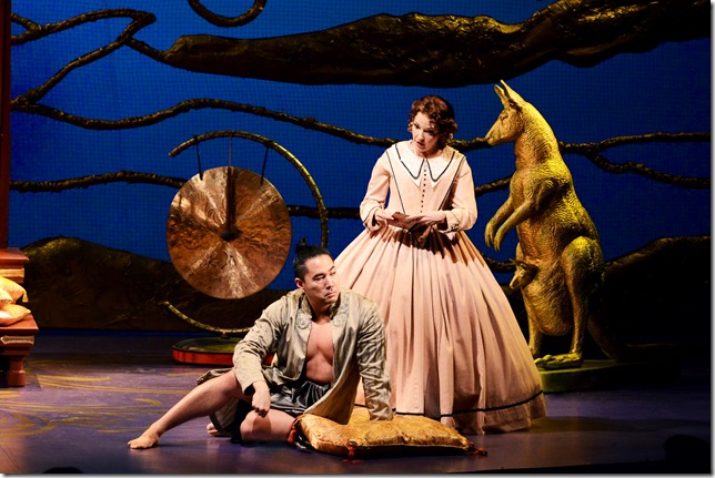 Wayne Hu and Michele Ragusa in 'The King and I,' at the Maltz Jupiter Theatre. (Photo by Alicia Donelan)