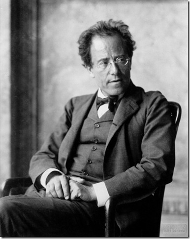 Gustav Mahler (1860-1911), photographed in 1907 by Moritz Nähr.