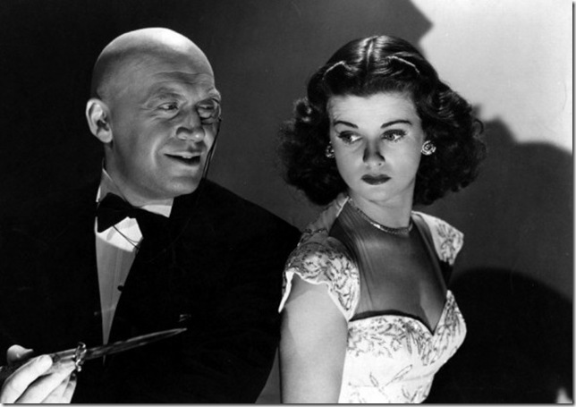 Otto Preminger and Joan Bennett in “Margin For Error.” (1943)