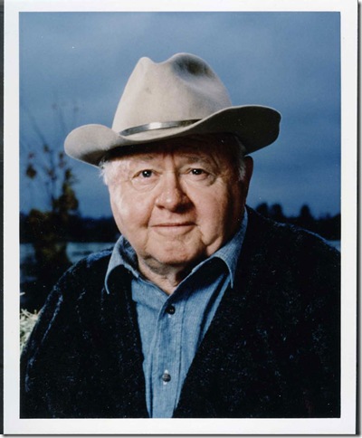 Mickey Rooney (1920-2014), from his website.