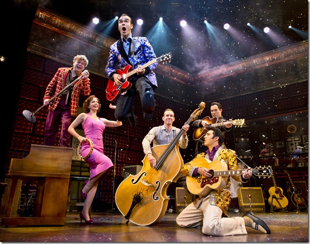  The cast of the national tour of Million Dollar Quartet. (Photo by Jeremy Daniel)