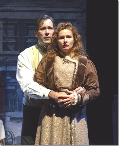 Jim Ballard and Claire Brownell in “Tryst.” (Photo by Alicia Donelan)