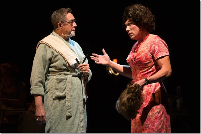 Larry Pine and Patrick Page in “Casa Valentina.” (Photo by Matthew Murphy)