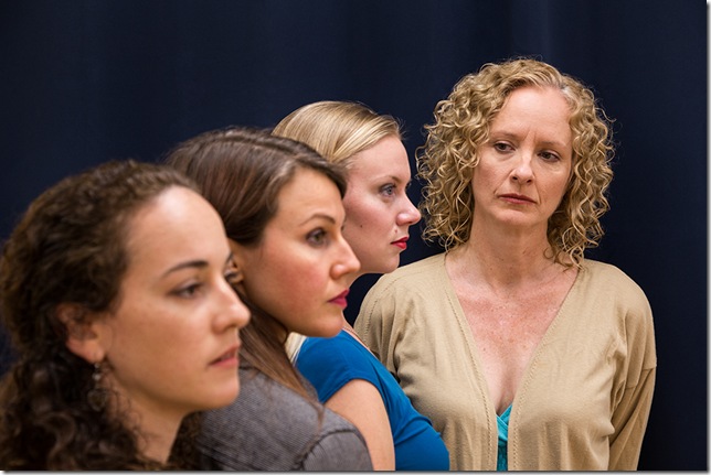 From left: Connie Pezet-Truesdale, Elizabeth Price, Jenna Wyatt and Kim Ostrenko star in “August: Osage County.” KRG Photography)