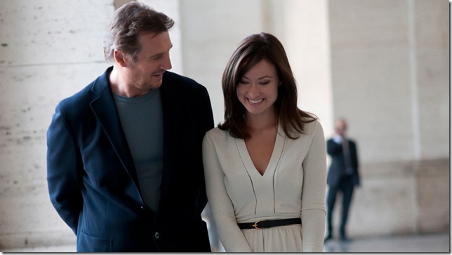 Liam Neeson and Olivia Wilde in “Third Person.”