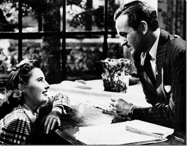 Barbara Stanwyck and David Niven in “The Other Love.” (1947)