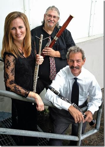 The founders of the Palm Beach Chamber Music Festival, from left: Karen Dixon, Michael Ellert and Michael Forte.