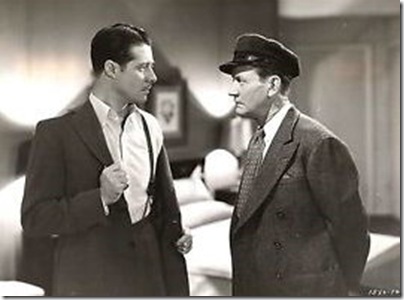 Don Ameche and Roscoe Karns in “That’s My Man.” (1947)