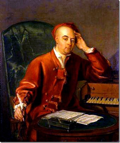 George Frideric Handel (1685-1759), portrait by Philip Mercier.