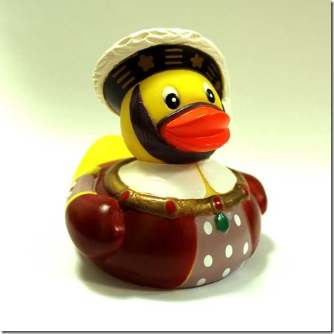 The Henry VIII rubber duck.