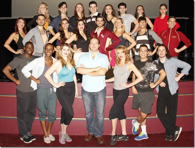 The cast of Delray Beach Center for the Arts's 