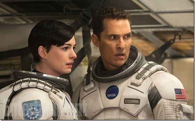 Anne Hathaway and Matthew McConaughey in “Interstellar.”