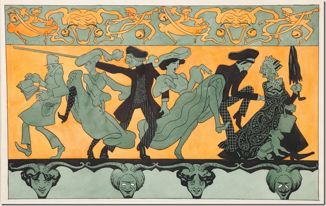 La Comédie (1900), by August Jean-Baptiste Roubille.