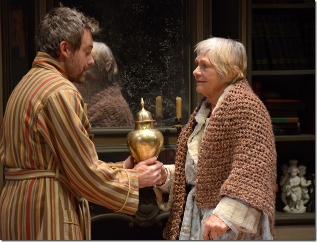 ETim Altmeyer and Estelle Parsons in “My Old Lady.” (Photo by Alicia Donelan)