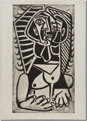 L’Egyptienne (1953), by Pablo Picasso.