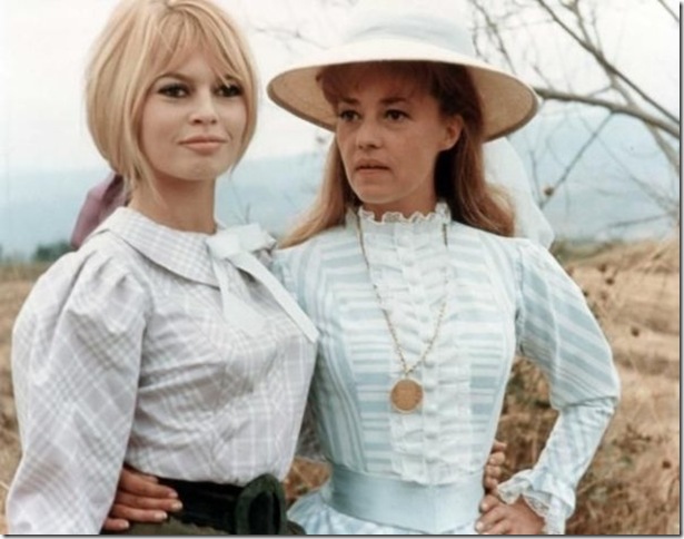 Brigitte Bardot and Jeanne Moreau in “Viva Maria!” (1965)