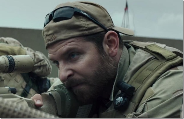 Bradley Cooper in “American Sniper.”