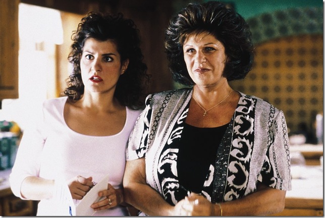 Nia Vardolos and Lainie Kazan in “My Big Fat Greek Wedding” (2002).