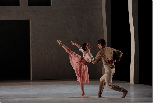 Jeanette Delgado and Jovani Furlan in Richard Alston’s “Carmen.” (Photo by Daniel Azoulay)