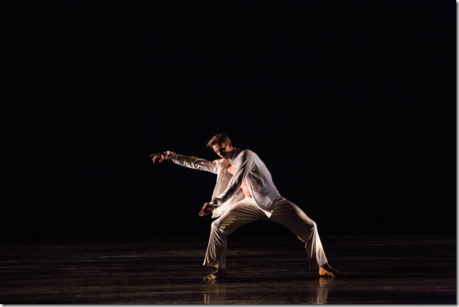 Chase Swatosh in Twyla Tharp’s “Sweet Fields.” (Photo by Daniel Azoulay)